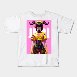 SOUL DESTROYER - JURI HAN - STREET FIGHTER | Femme Fatale Video Gamer Girl Popculture T-Shirt design | PROUD OTAKU Kids T-Shirt